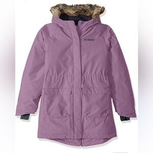 Columbia Girls' Nordic Strider Parka Jacket Violet Purple